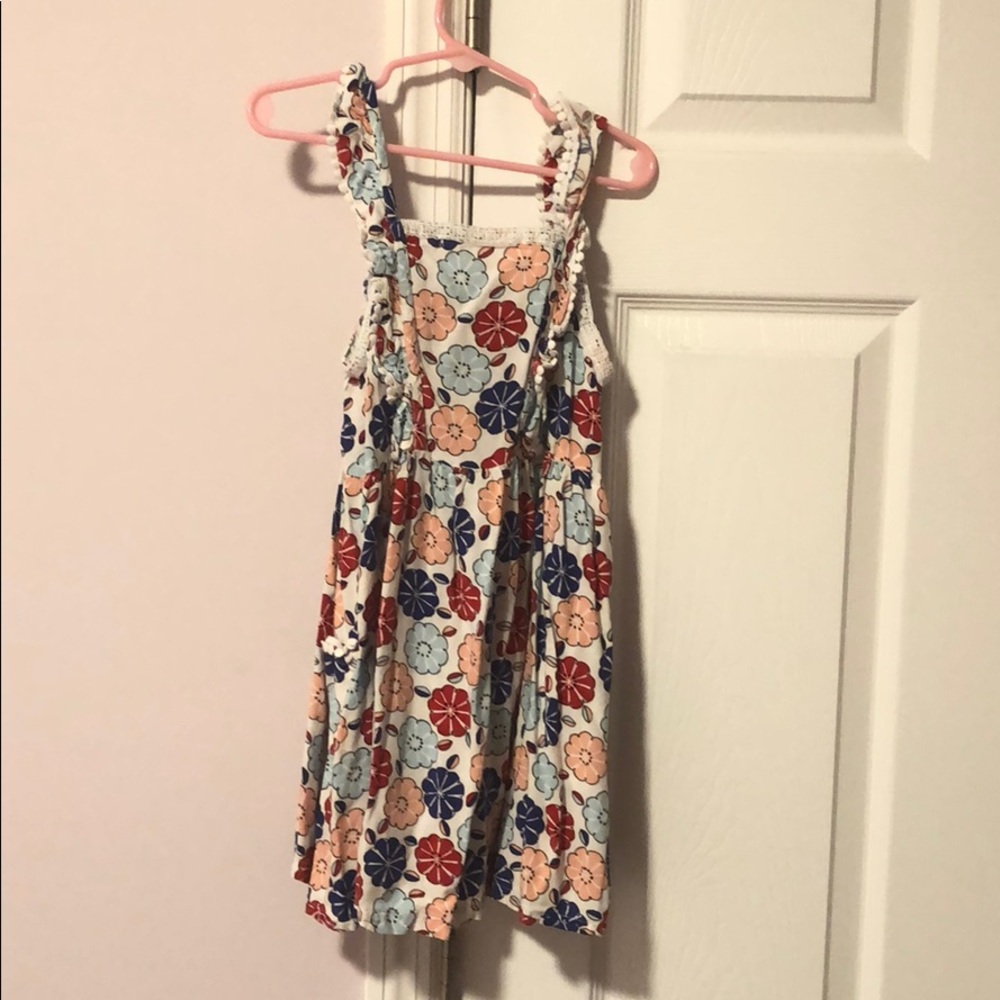 Little girls floral summer dress